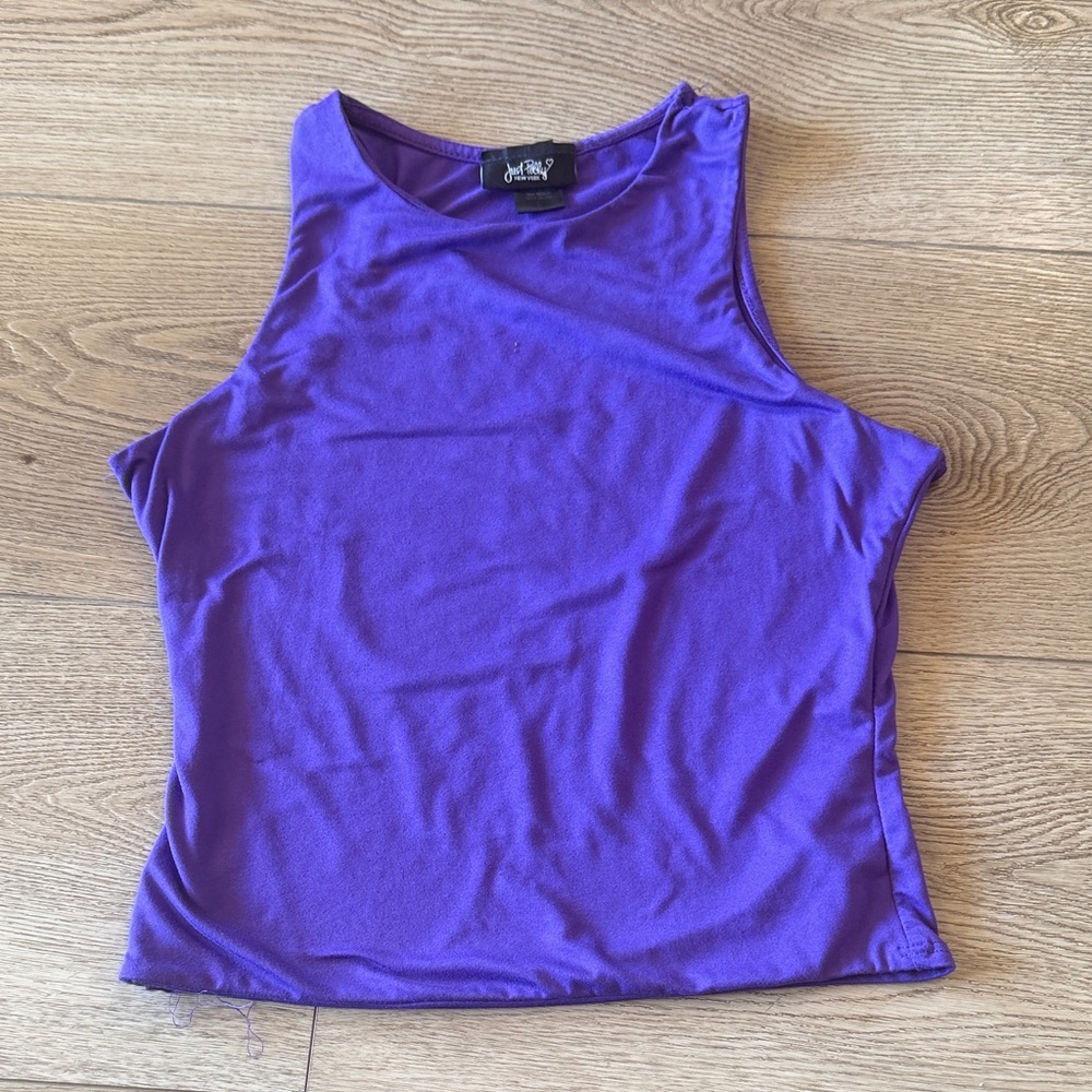 Chic Purple Sleeveless Tank Top
